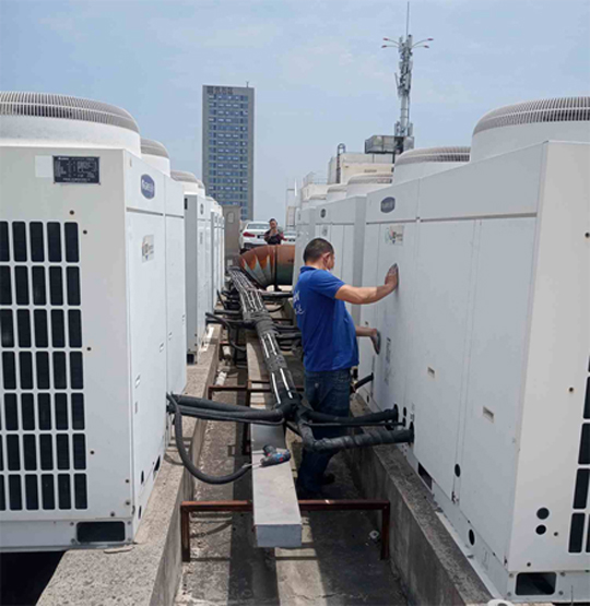 虎丘中央空调制热和不制冷系统维修方法